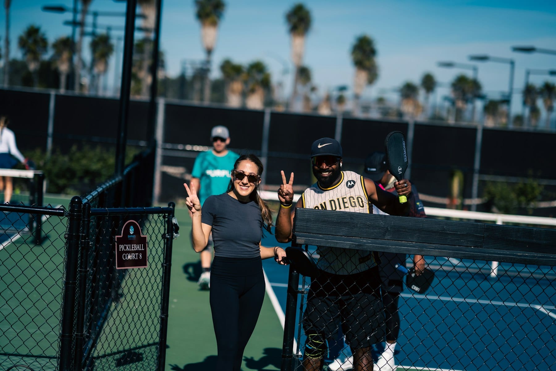 Pickleball Club members together