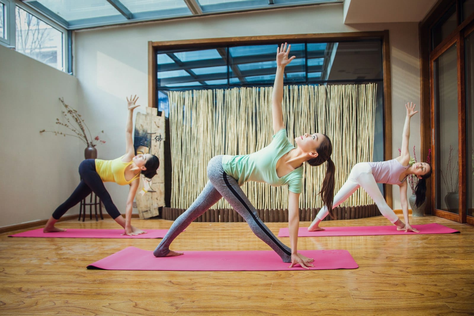 Pilates Studio members together