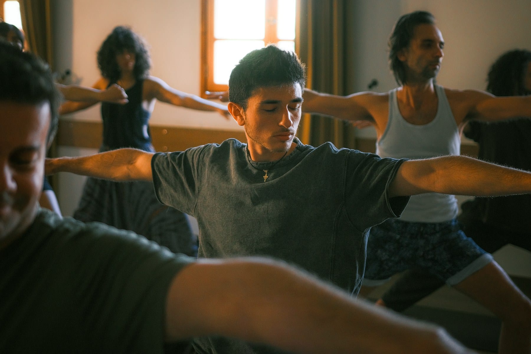 Yoga Studio members together